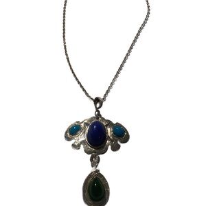 F*cking Wild Multi-Stone Maximalist Necklace Bright colors//statement piece